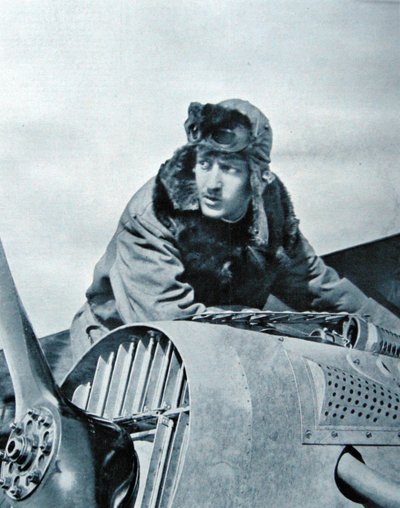 Guynemer two days before his death, September 1917 by French Photographer